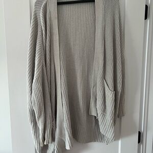 Cozy Beige Knit Cardigan